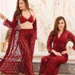 Nighty 4 Pieces Net Stuff 722